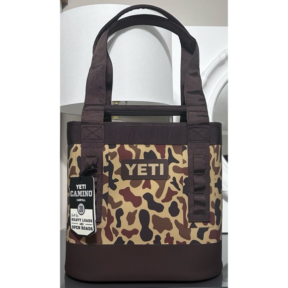 YETI Camino 20 Carryall Tote Bag, WETLANDS CAMO - Picture 1 of 7